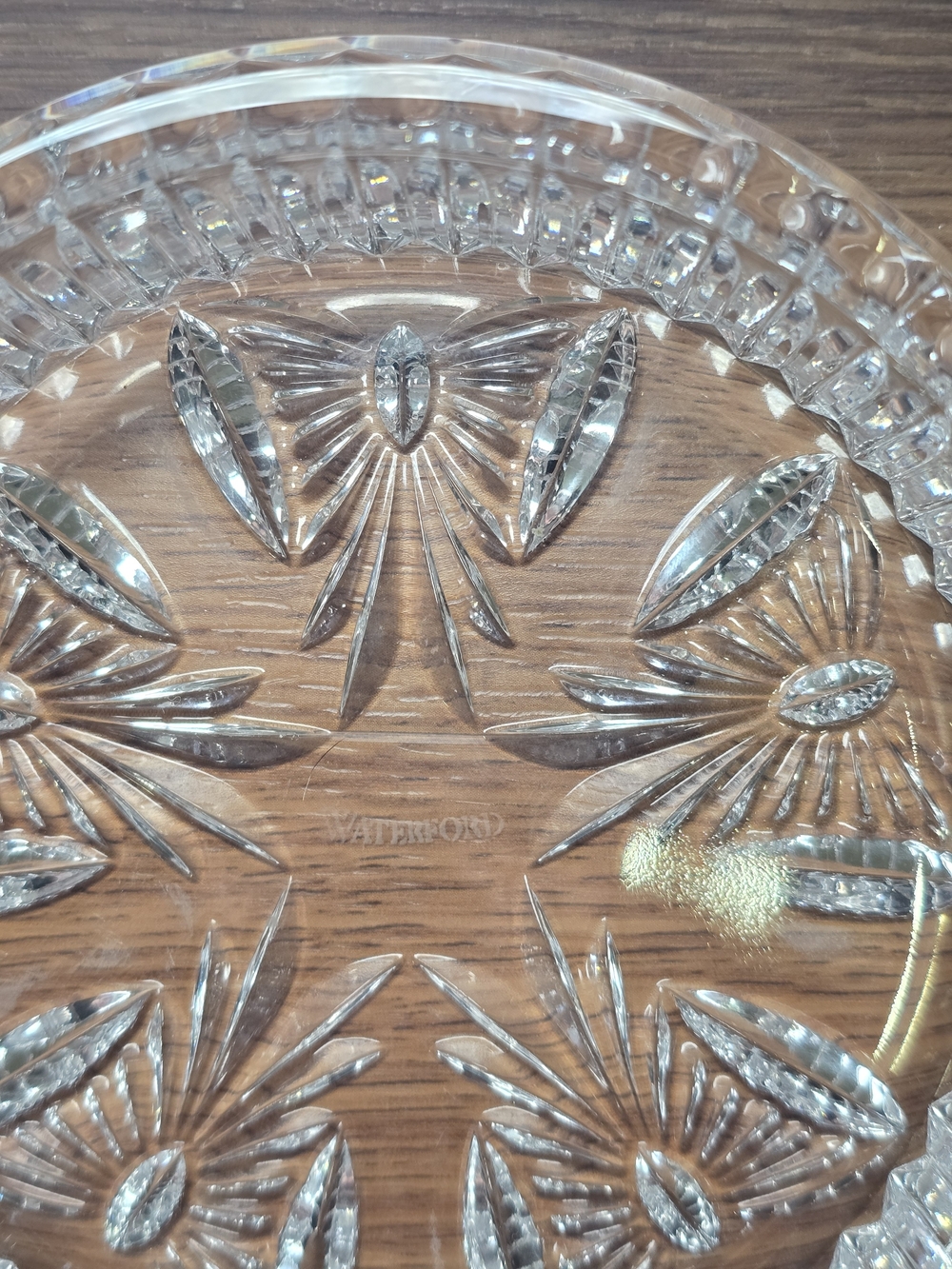 Waterford Clear Crystal Cut Glass Serving Bowl - Picture 5 of 7